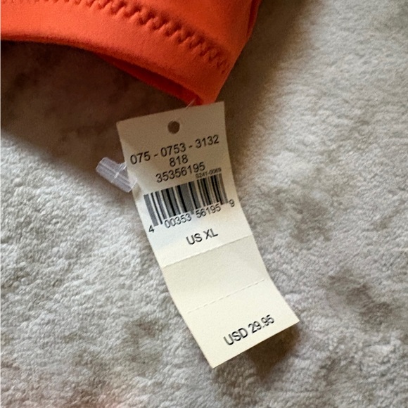 aerie Bright Orange High-Waist Bikini Set - Picture 3 of 6